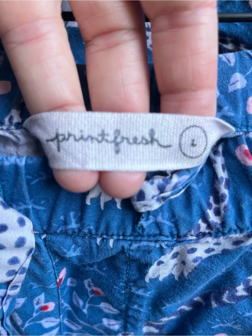 Printfresh Blue Leopard Print Short Pajama Set - Picture 4 of 4